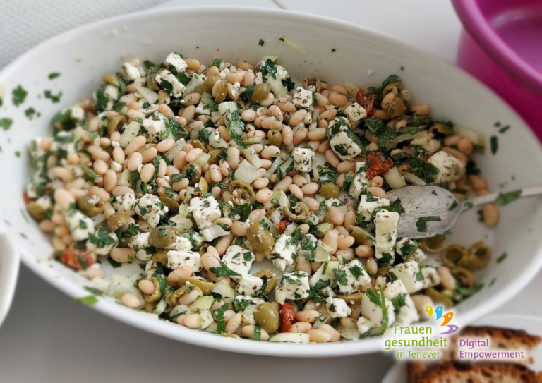 Rezept: Bohnensalat mit Feta