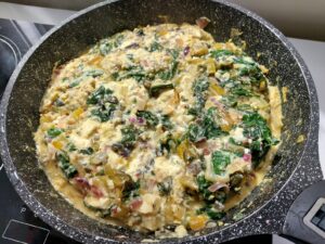 Pfanne mit Frittata